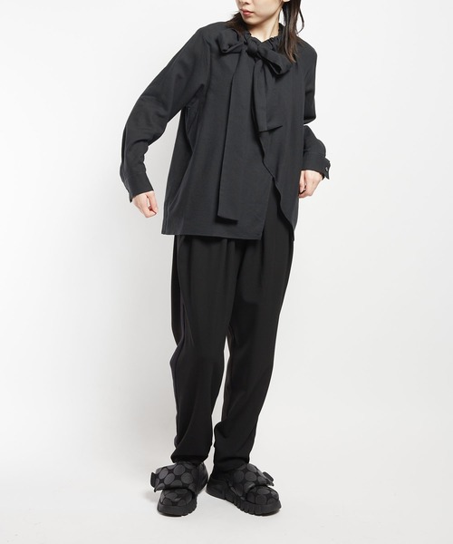 セール】C/Wビエラ ライトドレープブラウス（シャツ/ブラウス）｜gomme