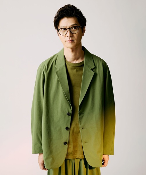 phenix outdoor（フェニックスアウトドア）の「【phenix outdoor】別注/セットアップテーラードジャケット（テーラードジャケット・メンズ・ブラック/グリーン/ダークグレー・MEDIUM/LARGE）」の3枚目の写真