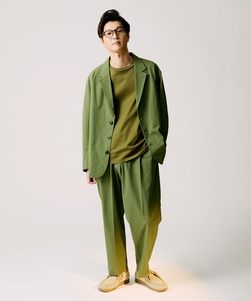 phenix outdoor（フェニックスアウトドア）の「【phenix outdoor】別注/セットアップテーラードジャケット（テーラードジャケット・メンズ・ブラック/グリーン/ダークグレー・MEDIUM/LARGE）」の6枚目の写真