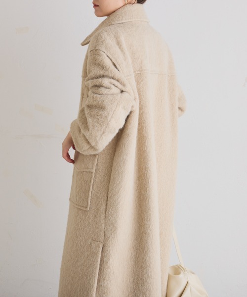 COLLAGE GALLARDAGALANTE 美品 シャギーコート ベージュ COLLAGE GALLARDAGALANTE コート アウター シャギーコート/WEB