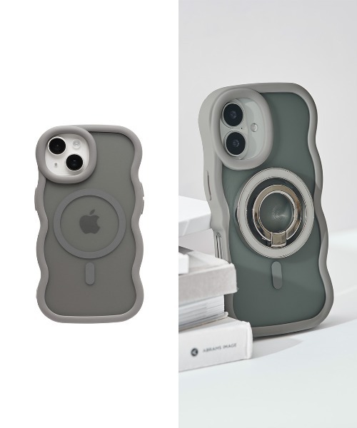 Hamee(ハミィ)の「iPhone 17/17Pro/16/15/14/13/Galaxy S26/S25/S24/Z Fold7/Z Flip7 専用 PHONEAR MagSafe対応 なみなみマット スマホケース(スマホケース/カバー・レディース・ブラック/ブラウン/グレー/ピンク・iPhone 13/14/15/iPhone 16/24/25/FL/F70/iPhone 17 Pro/iPhone 17/26.0)」の3枚目の写真