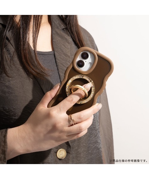 Hamee(ハミィ)の「iPhone 17/17Pro/16/15/14/13/Galaxy S26/S25/S24/Z Fold7/Z Flip7 専用 PHONEAR MagSafe対応 なみなみマット スマホケース(スマホケース/カバー・レディース・ブラック/ブラウン/グレー/ピンク・iPhone 13/14/15/iPhone 16/24/25/FL/F70/iPhone 17 Pro/iPhone 17/26.0)」の9枚目の写真