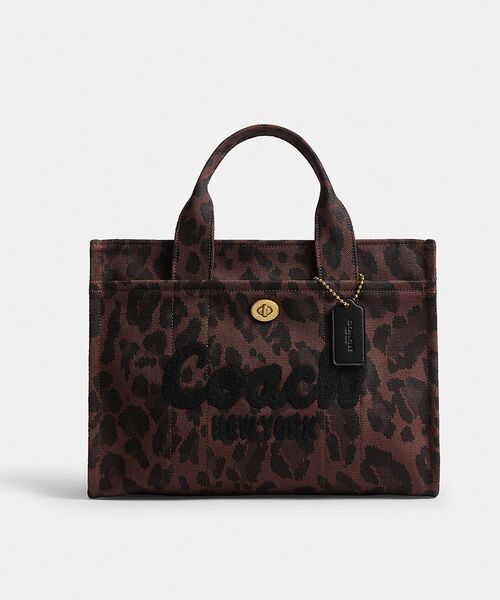 COACH（コーチ）の「カーゴ トート・レオパード プリント（トートバッグ・レディース・ブラウン系その他・ONE）」の5枚目の写真
