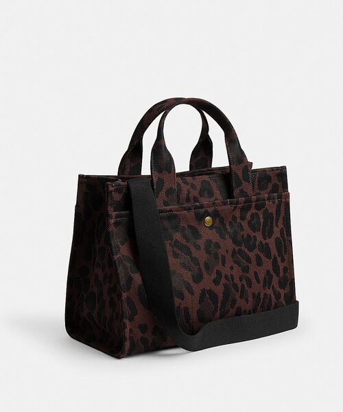 COACH（コーチ）の「カーゴ トート・レオパード プリント（トートバッグ・レディース・ブラウン系その他・ONE）」の6枚目の写真