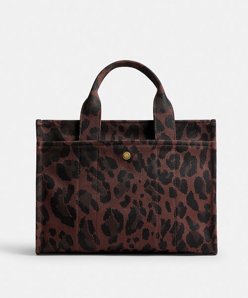 COACH（コーチ）の「カーゴ トート・レオパード プリント（トートバッグ・レディース・ブラウン系その他・ONE）」の7枚目の写真