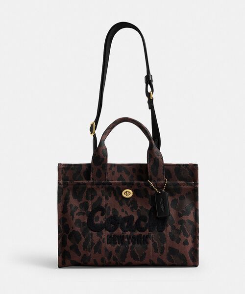 COACH（コーチ）の「カーゴ トート・レオパード プリント（トートバッグ・レディース・ブラウン系その他・ONE）」の8枚目の写真