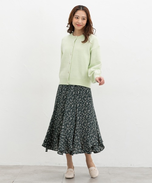 Honeys（ハニーズ）の「ラメクルーカーディガン（カーディガン/ボレロ・レディース・ライトグリーン/ピンク/ブルー/グレー/モカ・M/LL/L/3L）」の11枚目の写真