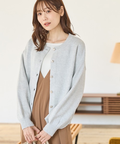 ラメクルーカーディガン（カーディガン/ボレロ）｜Honeys（ハニーズ