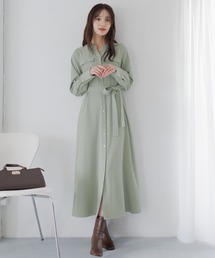 Andemiu（アンデミュウ）の「【WEB限定】キンボタンサファリワンピース601751（ワンピース）」