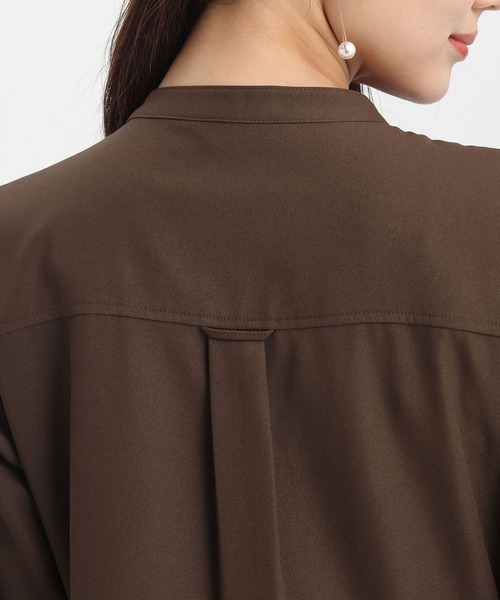 Andemiu（アンデミュウ）の「【WEB限定】キンボタンサファリワンピース601751（ワンピース・レディース・ネイビー/ブラウン/ブルーグレー/ライトグリーン・FREE）」の18枚目の写真