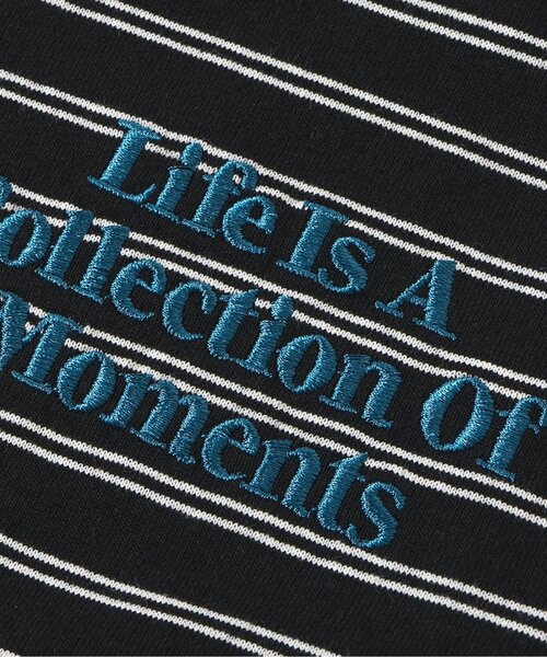 BREEZE(ブリーズ)の「【ジュニア対応】2Pレイヤード風ボーダーロンT(Tシャツ/カットソー・キッズ・ブラック/ブルー・110/120/130/90/100/140/150)」の13枚目の写真