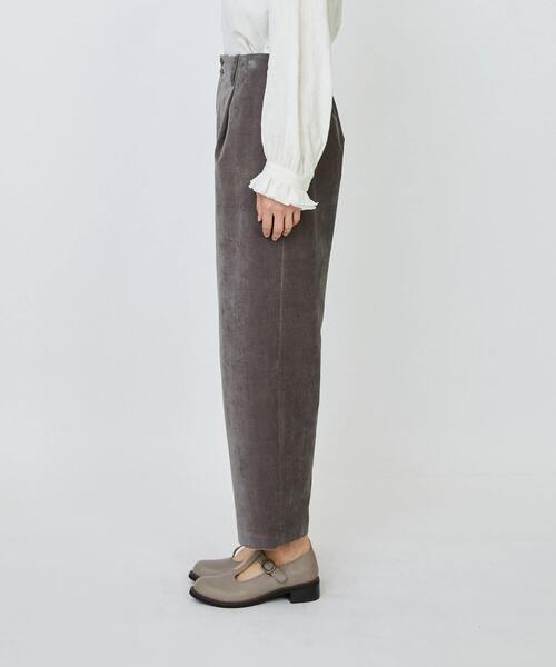 LOISIR（ロワズィール）の「シャンブレーベルベットクロップドパンツ（その他パンツ・レディース・ピンク/ブラウン・38/40）」の19枚目の写真