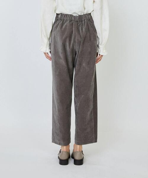 LOISIR（ロワズィール）の「シャンブレーベルベットクロップドパンツ（その他パンツ・レディース・ピンク/ブラウン・38/40）」の20枚目の写真