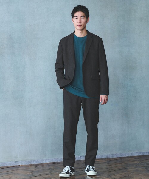 green label relaxing(グリーンレーベルリラクシング)の「ウォッシャブル ホームスパン ナロー ジャケット -ストレッチ-(テーラードジャケット・メンズ・ダークブラウン/ダークグレー/ネイビー/その他1/その他2・XS/S/M/L/XL/XXL)」の8枚目の写真