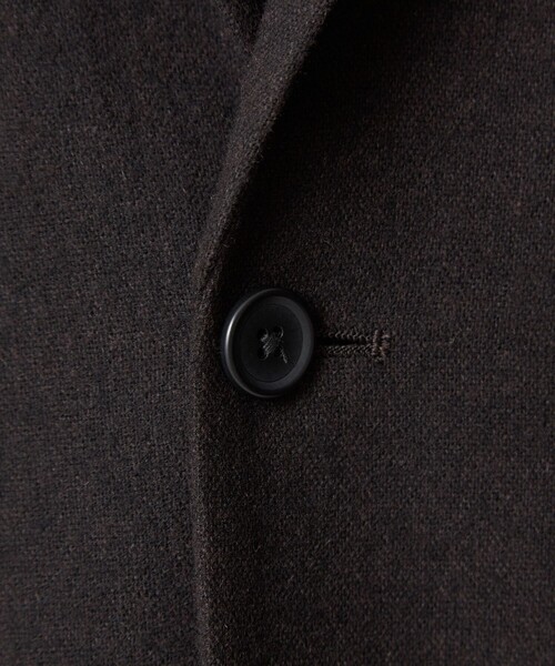 ウォッシャブル ホームスパン ナロー ジャケット -ストレッチ