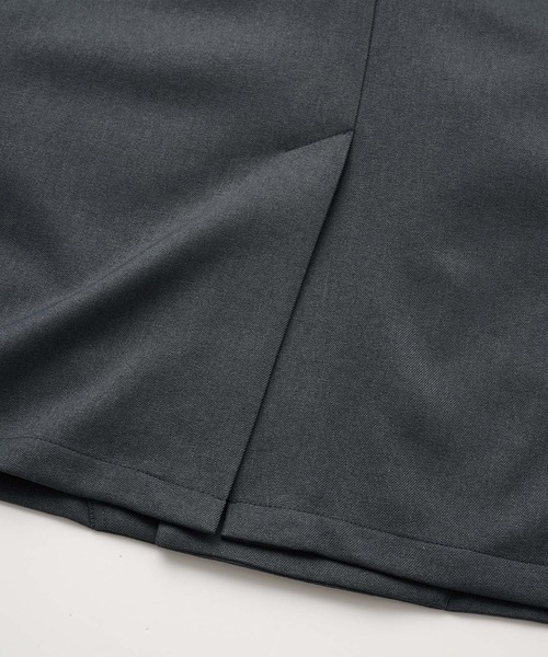 EMMA CLOTHES(エマクローズ)の「【セットアップ対応】ウールライクファブリックリラックスシングルボタンジャケット(テーラードジャケット・メンズ・グレー/ブラック/グレイッシュベージュ/ブラック系・S/L/M)」の8枚目の写真