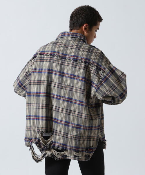 FR(13)NDS（フレンズ）の「FR(13)NDS/フレンズ/Pigment Check Shirt（シャツ/ブラウス・メンズ・レッド/ブラック/ベージュ・L/M）」の16枚目の写真