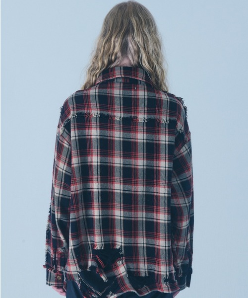 FR(13)NDS（フレンズ）の「FR(13)NDS/フレンズ/Pigment Check Shirt（シャツ/ブラウス・メンズ・レッド/ブラック/ベージュ・L/M）」の12枚目の写真