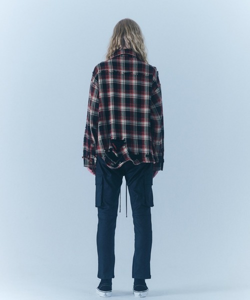 FR(13)NDS（フレンズ）の「FR(13)NDS/フレンズ/Pigment Check Shirt（シャツ/ブラウス・メンズ・レッド/ブラック/ベージュ・L/M）」の15枚目の写真