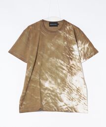 【Ca】【it】【HIROYUKI OBARA】USコットンTシャツ 絞りムラ染加工