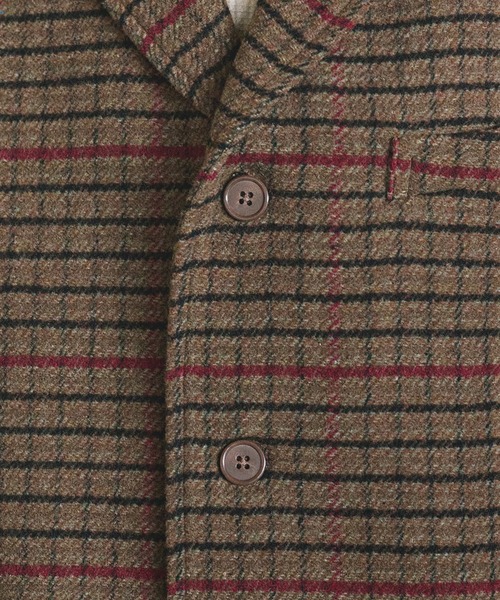 クラシック ツイード チェック テーラードジャケット（テーラード