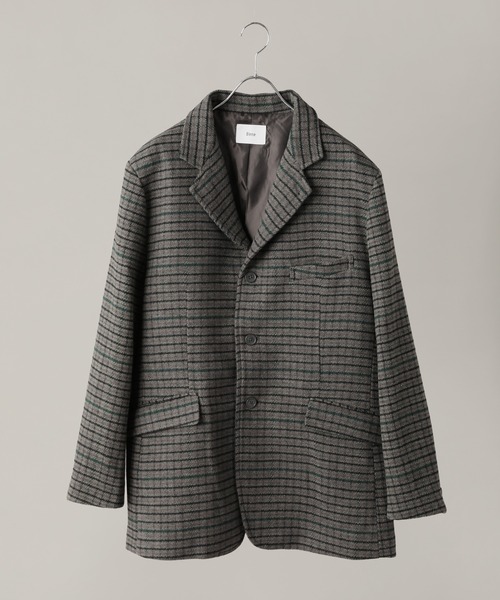クラシック ツイード チェック テーラードジャケット（テーラード