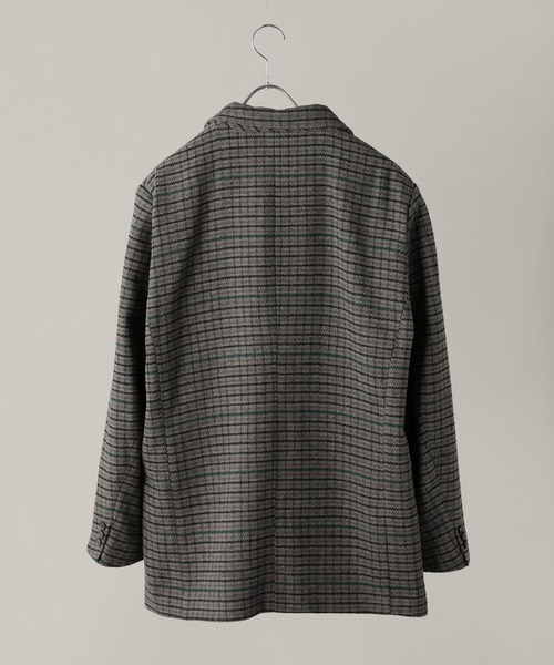 クラシック ツイード チェック テーラードジャケット（テーラード