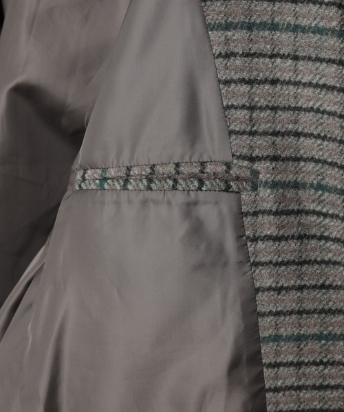 クラシック ツイード チェック テーラードジャケット（テーラード