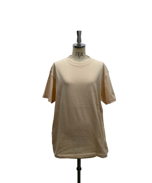 INTERPLAY(インタープレイ)の「【INTERPLAY】Script EMB. LOGO Short Sleeve Tee Shirt(Tシャツ/カットソー・レディース・ホワイト/ブラック/ナチュラル・LARGE)」の3枚目の写真