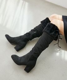 MAJESTIC LEGON | 2WAYファーニーハイロングブーツ(ブーツ)