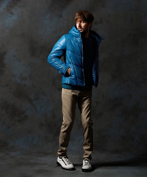 HIDEAWAYS NICOLE（ハイダウェイニコル）の「ナイロンタフタ　中綿ブルゾン（その他アウター・メンズ・シルバーグレー/ネイビー/ブルー系その他/ブラック・MEDIUM/LARGE/X-LARGE/XX-LARGE）」の22枚目の写真