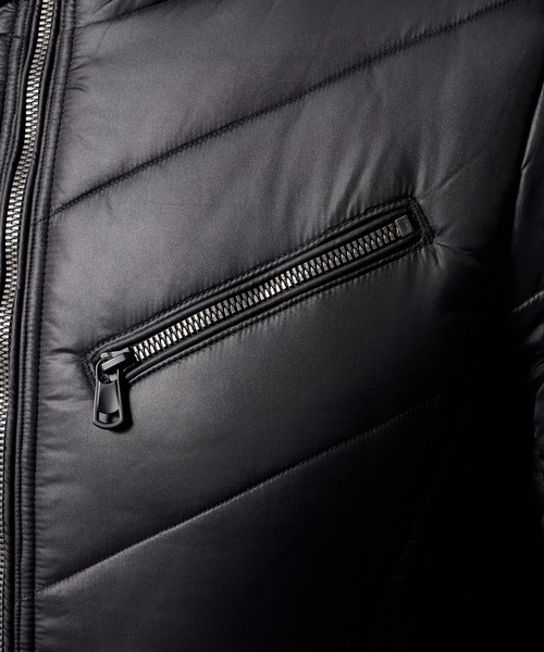 HIDEAWAYS NICOLE（ハイダウェイニコル）の「ナイロンタフタ　中綿ブルゾン（その他アウター・メンズ・シルバーグレー/ネイビー/ブルー系その他/ブラック・MEDIUM/LARGE/X-LARGE/XX-LARGE）」の8枚目の写真