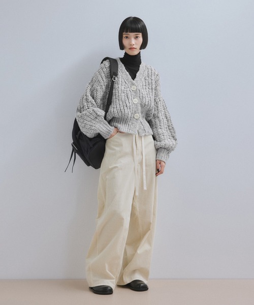 WEB限定】ローゲージクロップドカーディガン（カーディガン