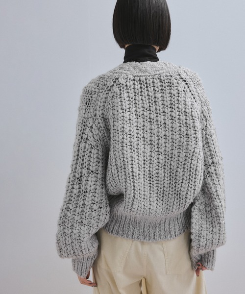 WEB限定】ローゲージクロップドカーディガン（カーディガン/ボレロ