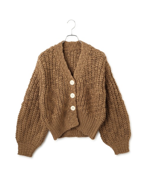 WEB限定】ローゲージクロップドカーディガン（カーディガン/ボレロ