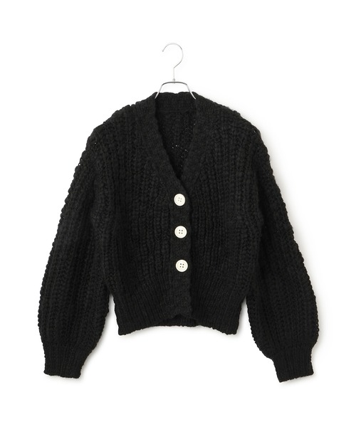 WEB限定】ローゲージクロップドカーディガン（カーディガン/ボレロ
