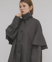 KBF | フリルディティールフレアジャケット(その他アウター)