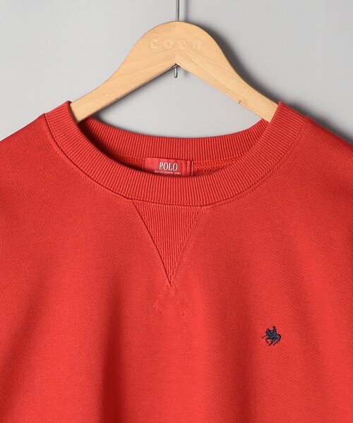 POLO BCS(ポロ ビーシーエス)の「【POLO BCS(ポロ・ビーシーエス)別注】 裏毛スウェット(スウェット・レディース・レッド/ナチュラル/オフホワイト/ネイビー・L/M)」の5枚目の写真