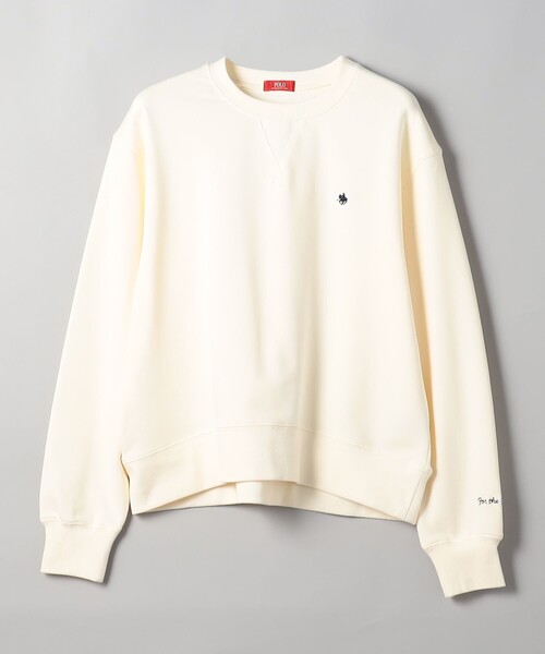POLO BCS(ポロ ビーシーエス)の「【POLO BCS(ポロ・ビーシーエス)別注】 裏毛スウェット(スウェット・レディース・レッド/ナチュラル/オフホワイト/ネイビー・L/M)」の9枚目の写真