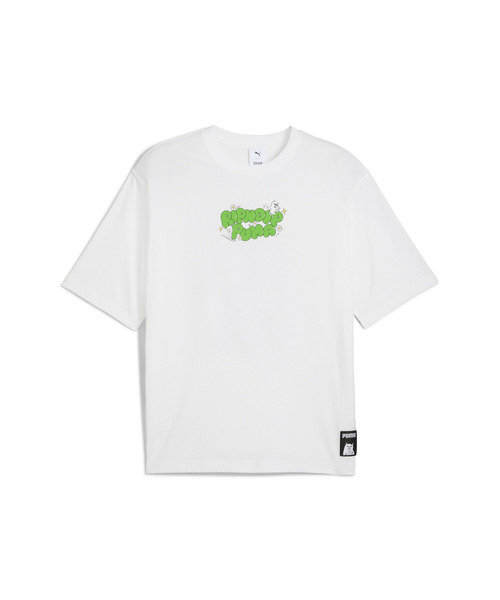 PUMA(プーマ)の「PUMA プーマ ユニセックス PUMA x RIPNDIP ボクシー グラフィック 半袖 Tシャツ P(Tシャツ/カットソー・メンズ・プラム/ブラック/ホワイト・SMALL/MEDIUM/LARGE/X-LARGE/X-SMALL)」の20枚目の写真