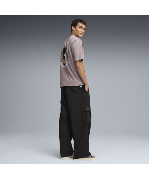 PUMA(プーマ)の「PUMA プーマ ユニセックス PUMA x RIPNDIP ボクシー グラフィック 半袖 Tシャツ P(Tシャツ/カットソー・メンズ・プラム/ブラック/ホワイト・SMALL/MEDIUM/LARGE/X-LARGE/X-SMALL)」の16枚目の写真