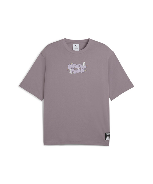 PUMA(プーマ)の「PUMA プーマ ユニセックス PUMA x RIPNDIP ボクシー グラフィック 半袖 Tシャツ P(Tシャツ/カットソー・メンズ・プラム/ブラック/ホワイト・SMALL/MEDIUM/LARGE/X-LARGE/X-SMALL)」の13枚目の写真