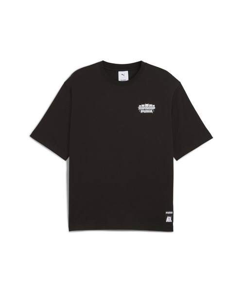 PUMA(プーマ)の「PUMA プーマ ユニセックス PUMA x RIPNDIP ボクシー グラフィック 半袖 Tシャツ P(Tシャツ/カットソー・メンズ・プラム/ブラック/ホワイト・SMALL/MEDIUM/LARGE/X-LARGE/X-SMALL)」の6枚目の写真