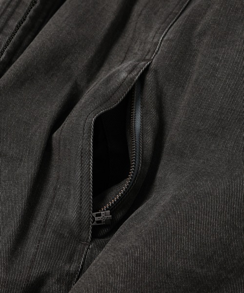 FACETASM(ファセッタズム)の「BIG WASHED JACKET(ブルゾン・メンズ・ベージュ/チャコールグレー・4)」の6枚目の写真