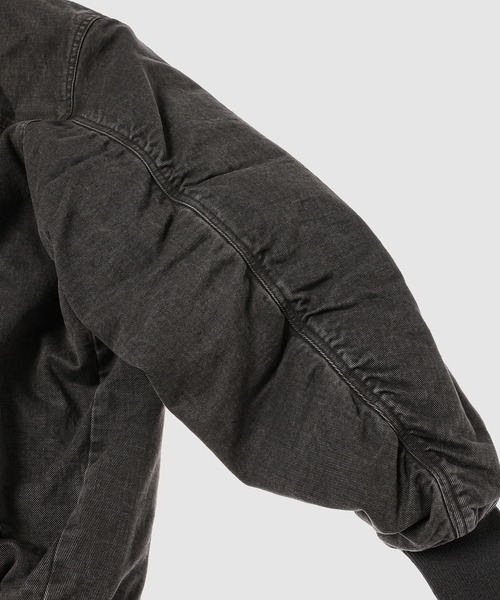 FACETASM(ファセッタズム)の「BIG WASHED JACKET(ブルゾン・メンズ・ベージュ/チャコールグレー・4)」の7枚目の写真