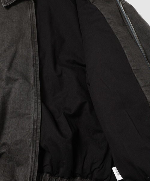 FACETASM(ファセッタズム)の「BIG WASHED JACKET(ブルゾン・メンズ・ベージュ/チャコールグレー・4)」の8枚目の写真