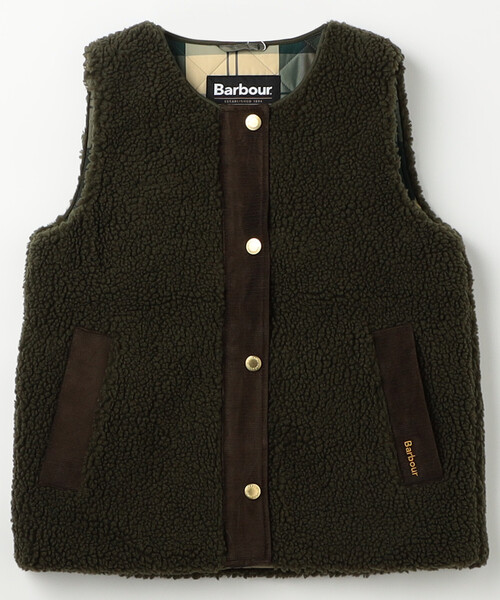 Barbour/バブアー Dulsie ボア ライナー ベスト / LLI0016（ダウン