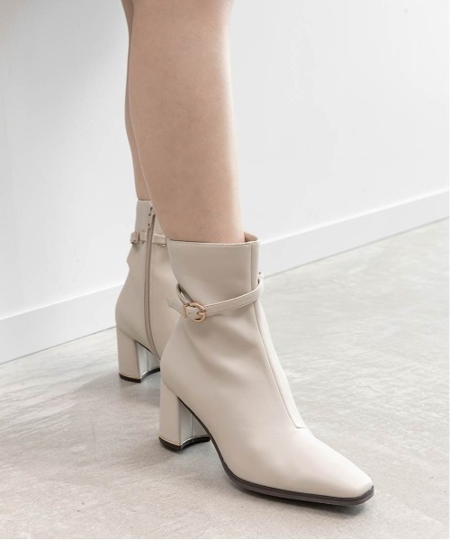 RANDA（ランダ）の「4WAYキルティングファーブーツ（ブーツ・レディース・アイボリー/ブラック/グレー・S/M/L/LL）」の9枚目の写真