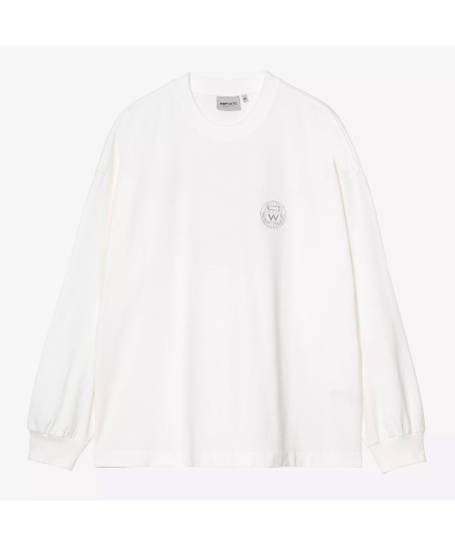 Carhartt WIP(カーハートダブリューアイピー)の「Carhartt WIP L/S WORLD CLASS T-SHIRT(カーハートワークインプログレス ロングスリーブ ワールドクラス Tシャツ)(Tシャツ/カットソー・メンズ・グリーン系/ホワイト系・SMALL/MEDIUM/LARGE/X-LARGE)」の5枚目の写真