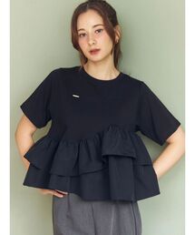 CALNAMUR | フリルヘムティアードＴシャツ(Tシャツ/カットソー)